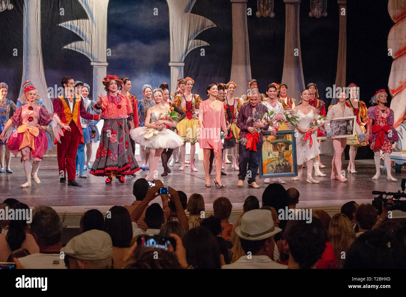 Le Ballet national cubain interprète Cendrillon à Tearo la Caridad, Santa Clara, Cuba Banque D'Images