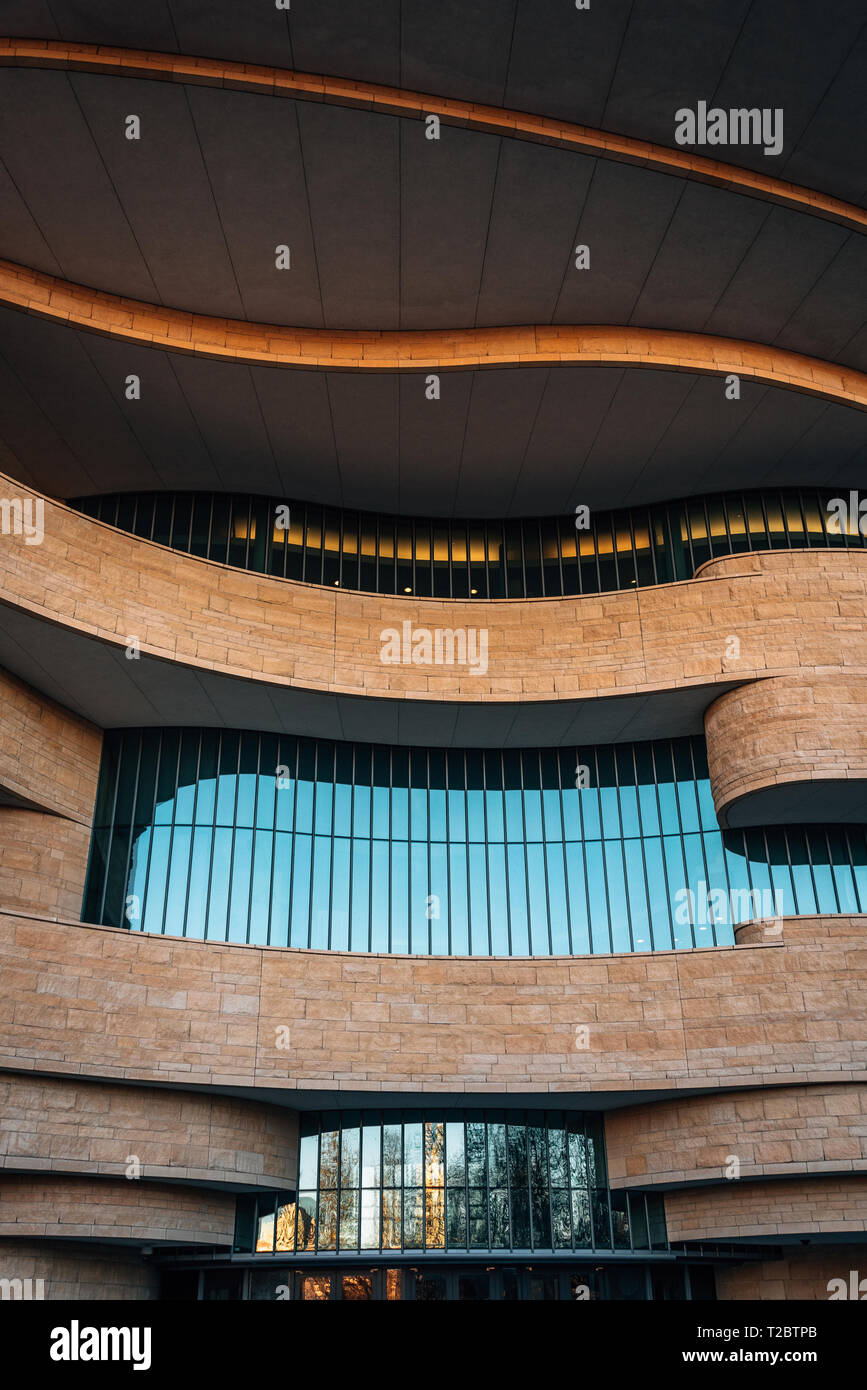 Le Museum of the American Indian, à Washington, DC Banque D'Images