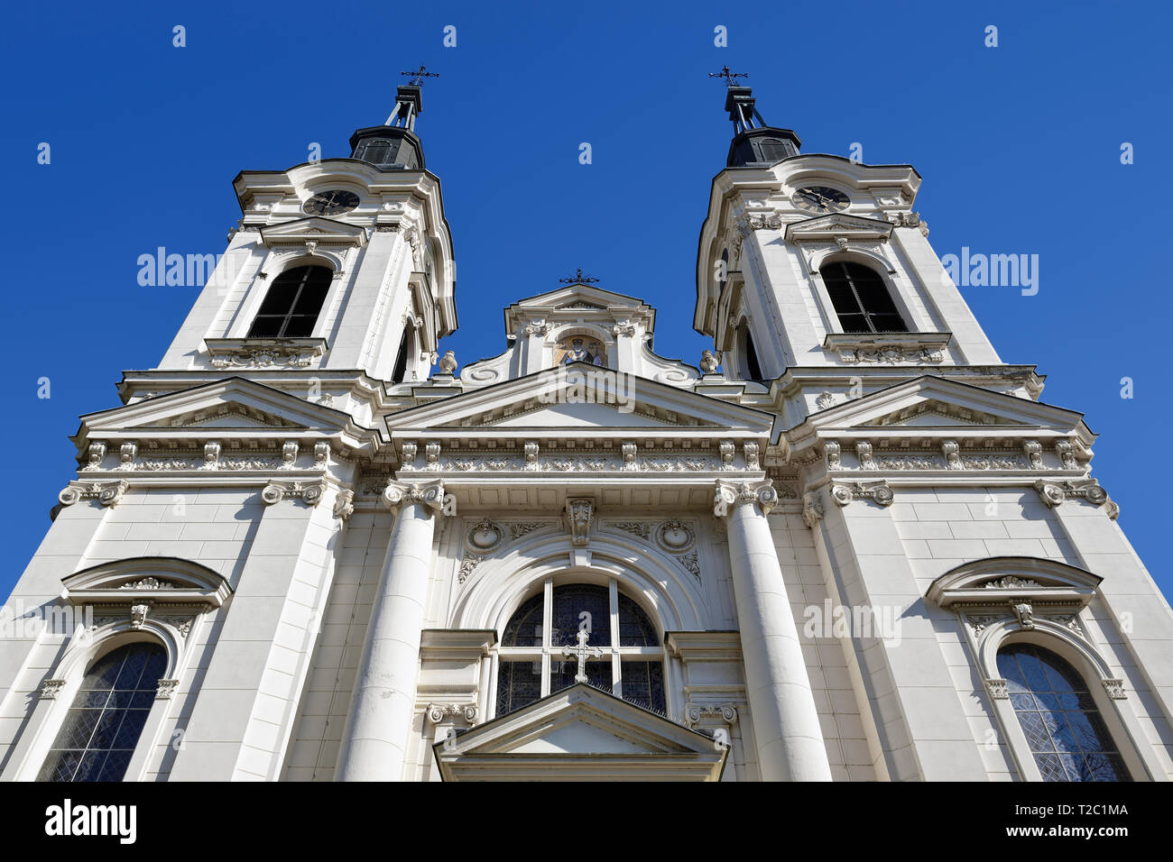 Cathédrale de St Nicholas, Sremski Karlovci, Serbie Banque D'Images