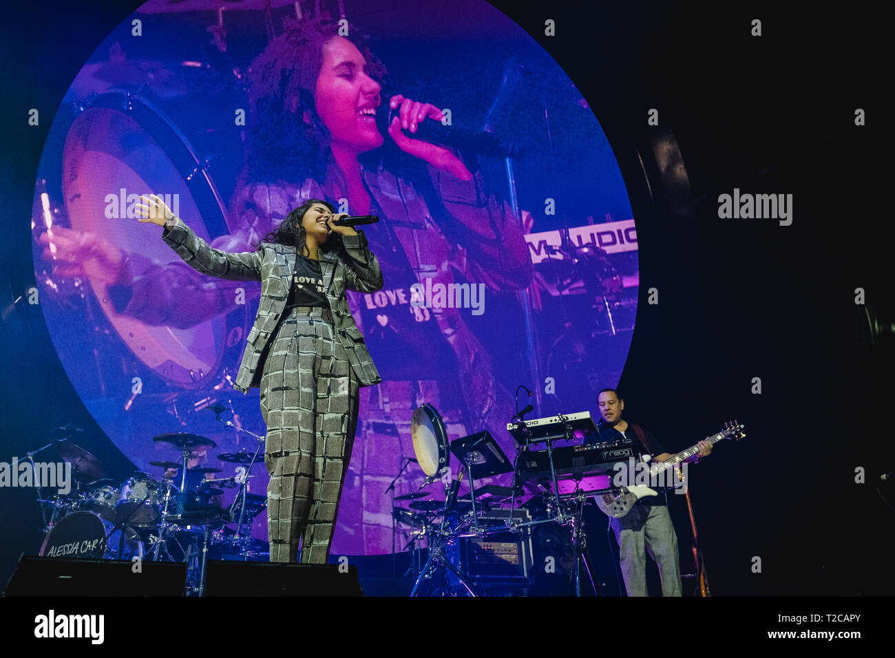La Suisse, Zürich - 31 mars, 2019. Le chanteur et compositeur canadien Michel Cara effectue un concert live au Hallenstadion à Zurich. (Photo crédit : Gonzales Photo - Tilman Jentzsch). Gonzales : Crédit Photo/Alamy Live News Banque D'Images