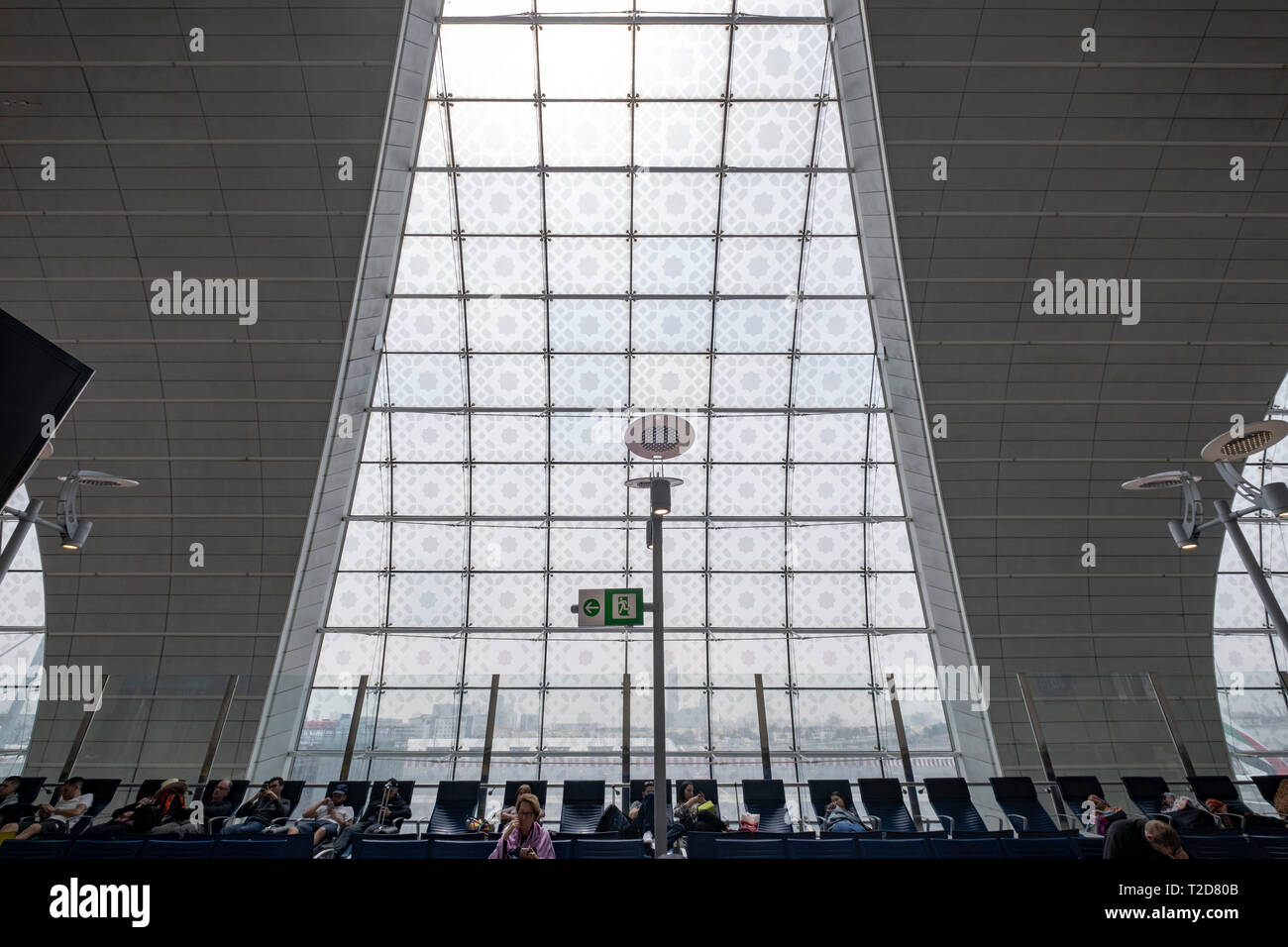 L'Aéroport International de Dubaï, Émirats Arabes Unis Banque D'Images