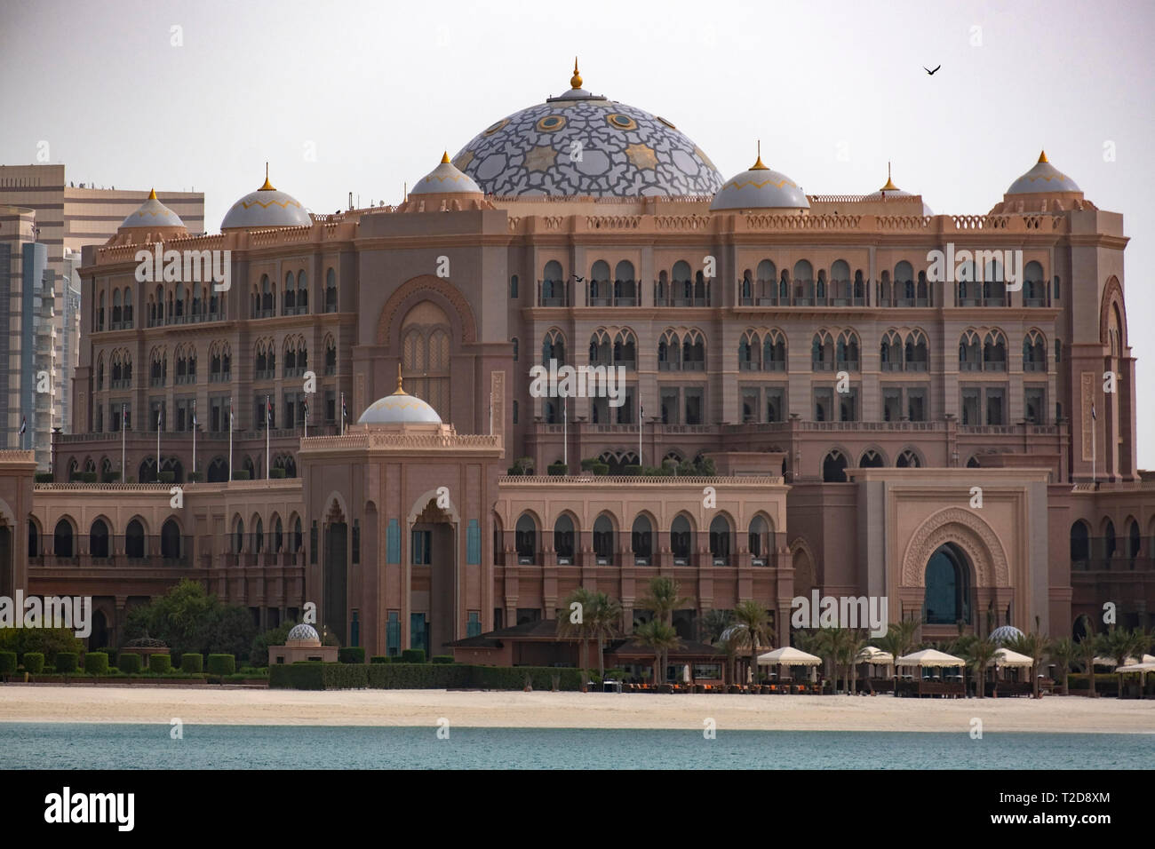 L'Emirates Palace, Abu Dhabi, Émirats Arabes Unis Banque D'Images