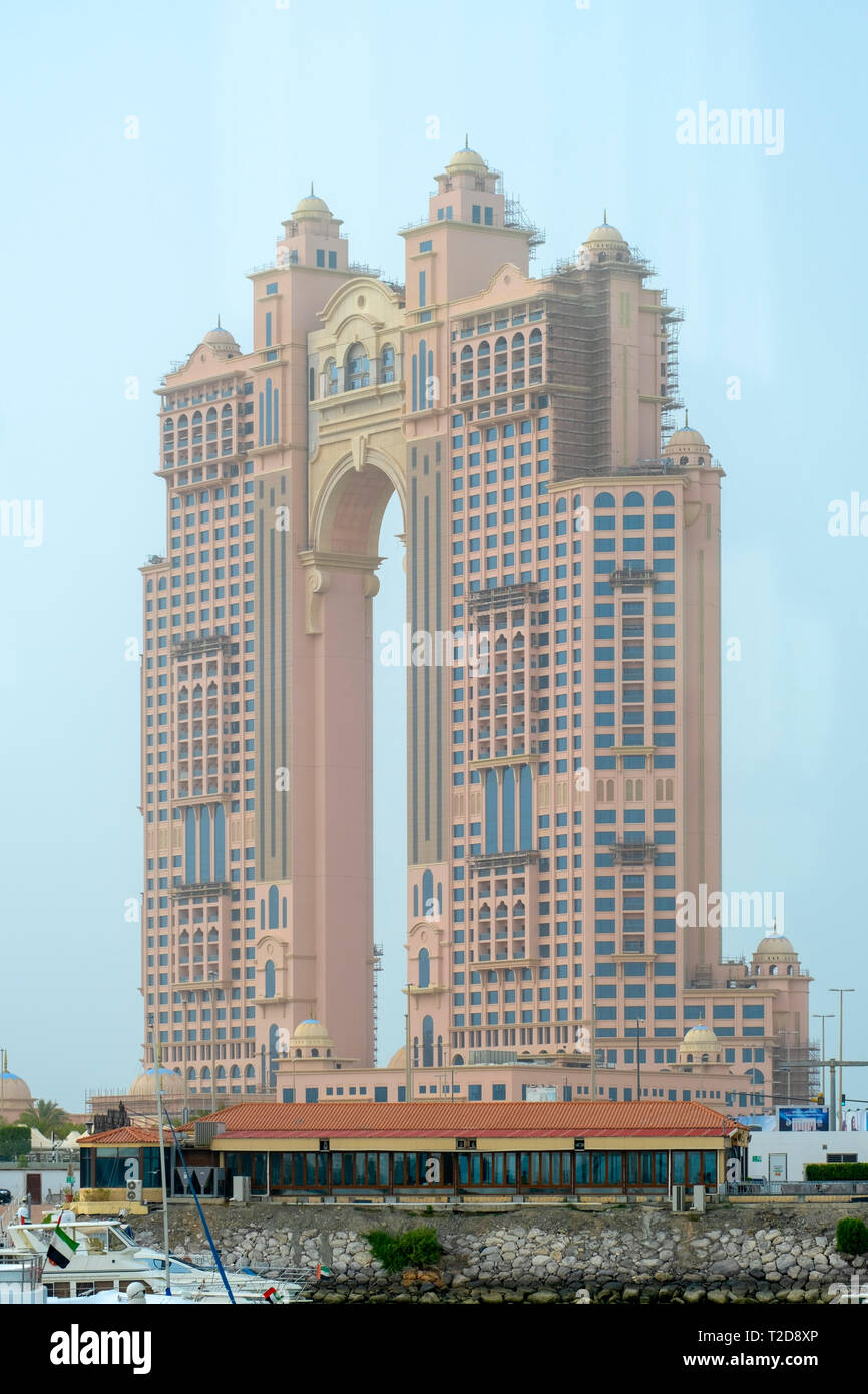 Marina Fairmont Residences à Abu Dhabi, Émirats Arabes Unis Banque D'Images