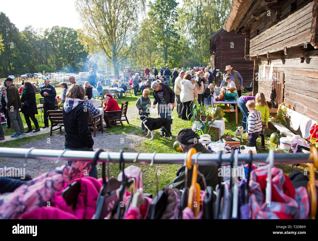 SALVEDAL 2015-10-03 Une fête des récoltes avec marché. Jeppe Photo Gustafsson Banque D'Images