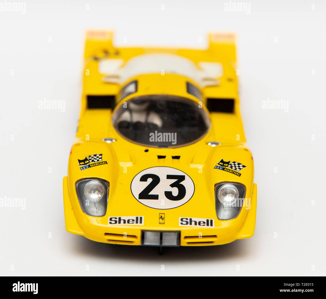 Miniature Ferrari 512 Berlinette Spa 70 - Jaune - Réf. C22 - FLY - Neuf