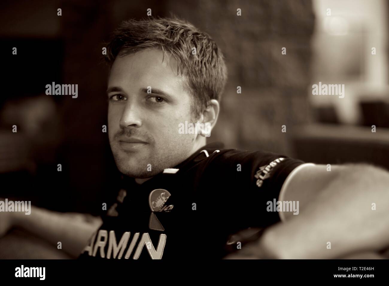 Directeur de l'équipe Garmin Banque D'Images