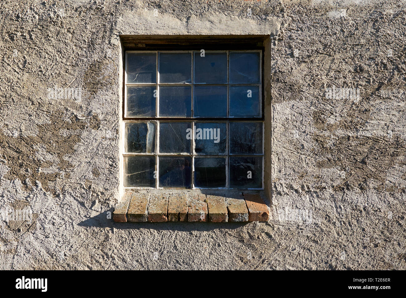 12.2005 couleur sur un mur à l'extérieur Banque D'Images