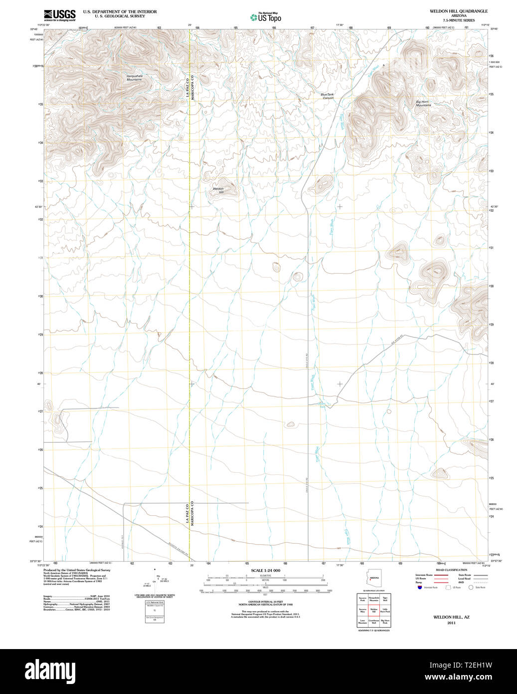 Carte de la ville de weldon Banque de photographies et d’images à haute