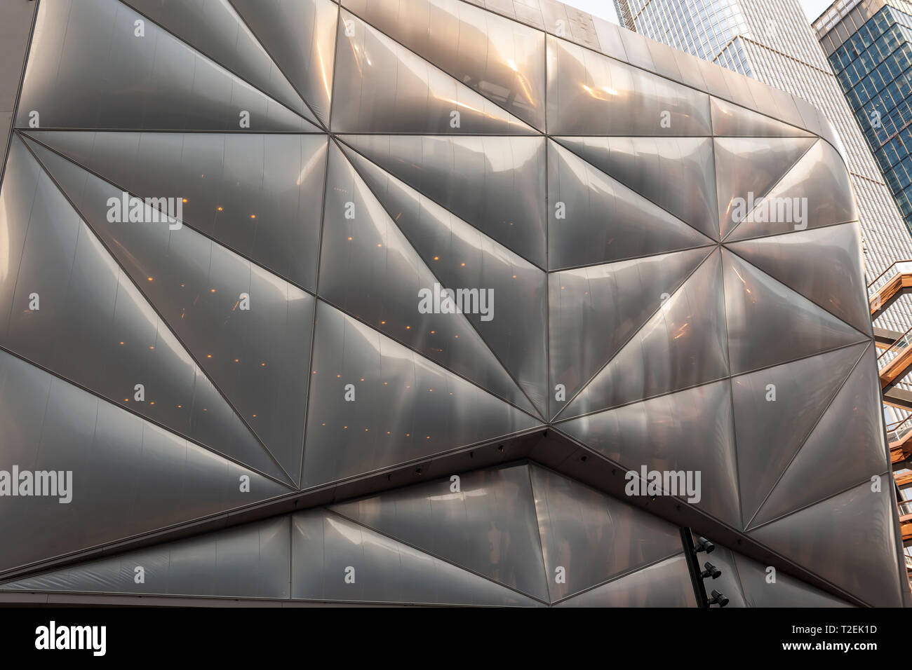Détail de "l'abri" l'espace des arts à Hudson Yards sur Samedi, Mars 30, 2019 . (© Richard B. Levine) Banque D'Images