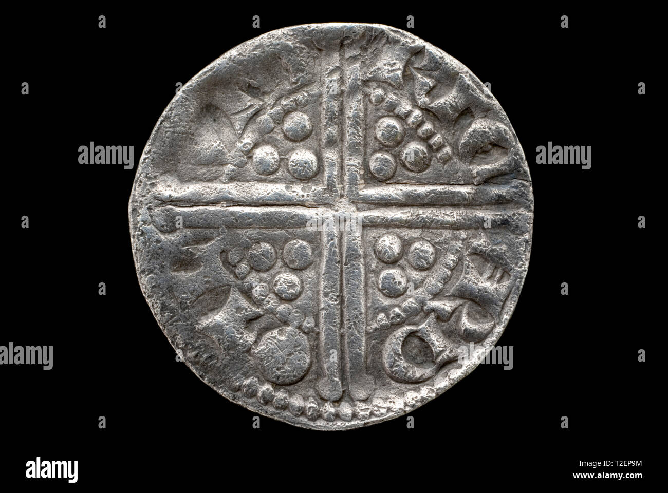 Penny du roi Henri III Banque D'Images