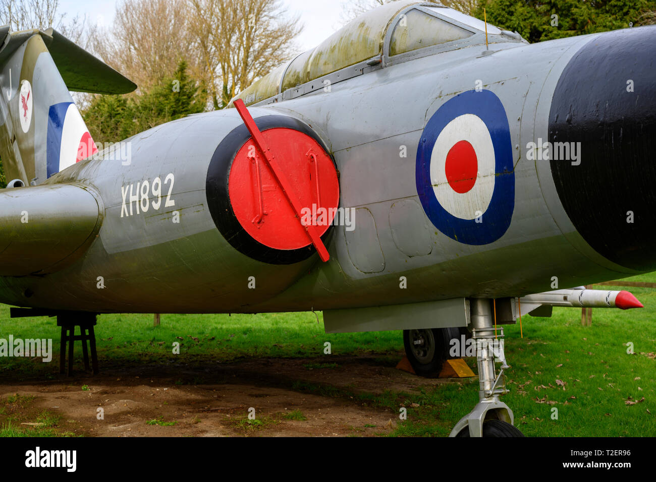 Gloster Javelin FAW.9R guerre froide Fighter Bomber Banque D'Images