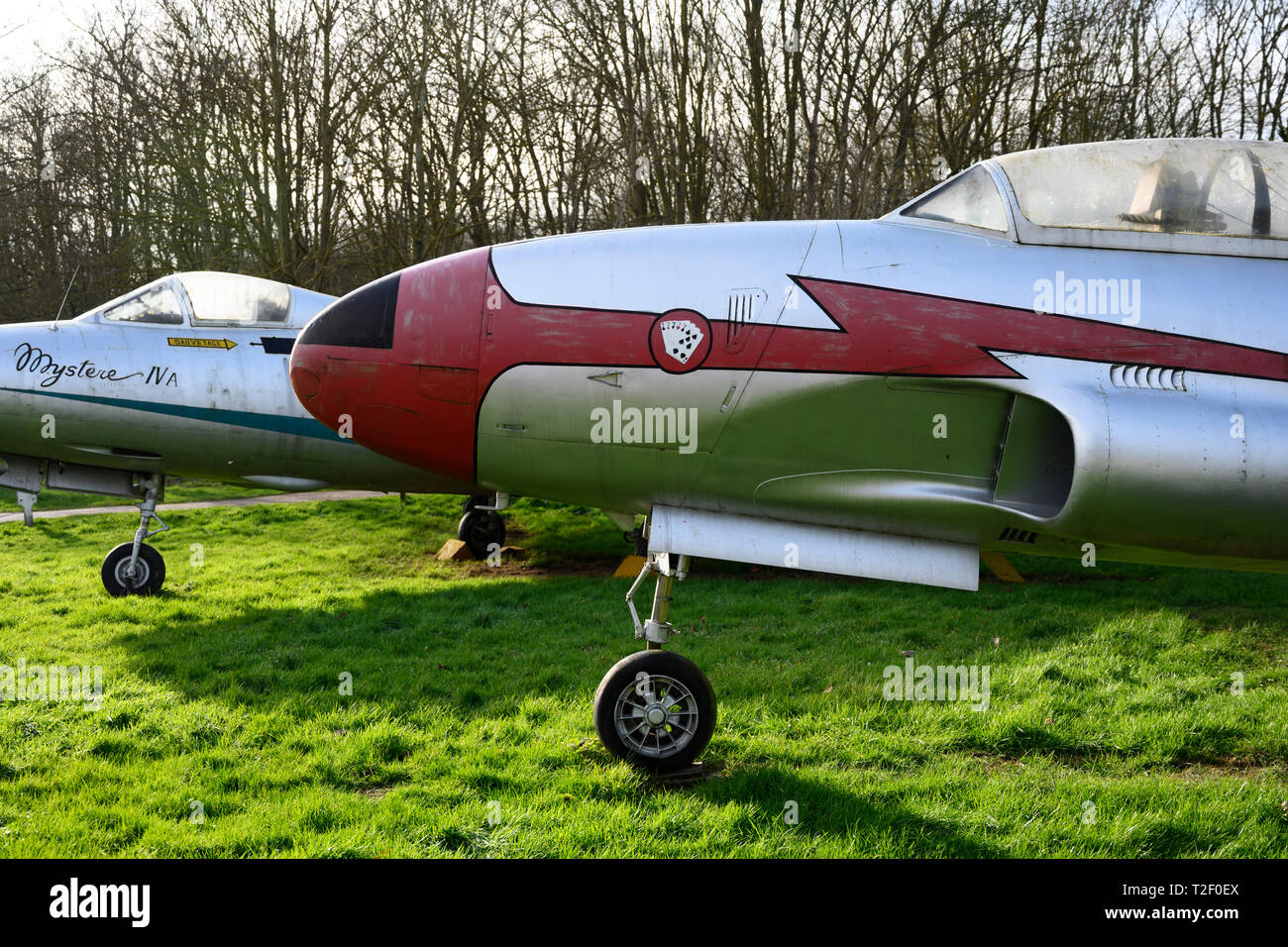 Lockheed T.33Un avion de chasse de la guerre froide Banque D'Images