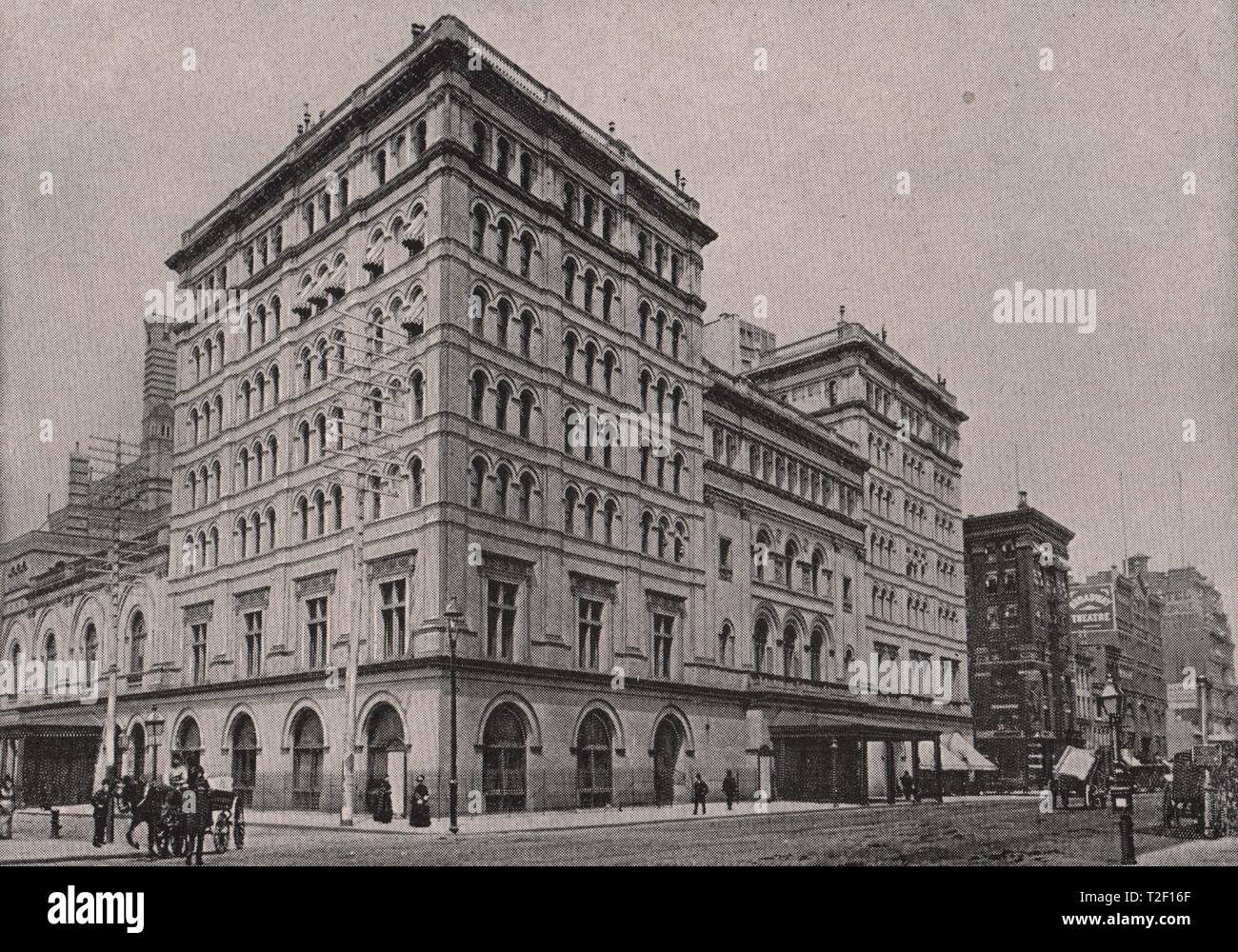Metropolitan Opera House-Broadway, Septième Avenue, West trente-neuvième et de l'Ouest années 40, rue Banque D'Images