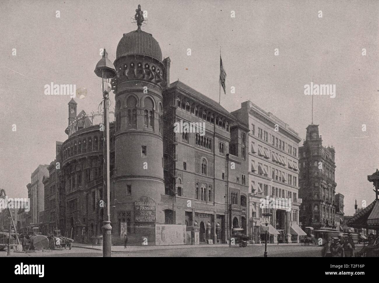 Le Casino et Theater-Broadway Knickerbocker, trente-neuvième à trente-huitième Street Banque D'Images