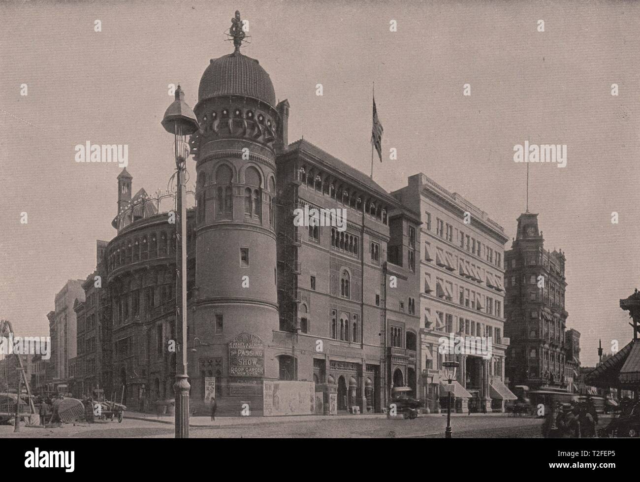 Le Casino et Theater-Broadway Knickerbocker, trente-neuvième à trente-huitième Street Banque D'Images