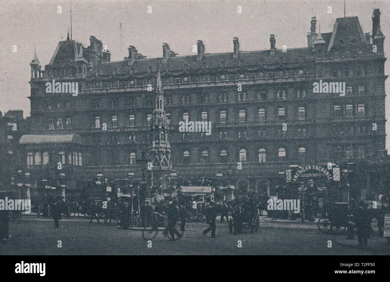 La gare de Charing Cross Banque D'Images