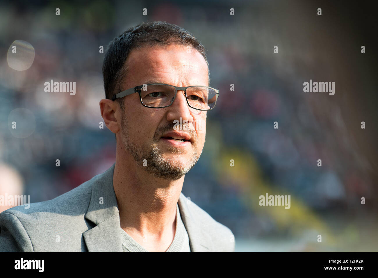 Fredi Bobic Of VfB Stuttgart In Action During A Match Against Slavia Prague At The Gottlieb