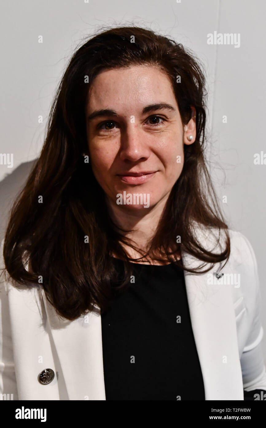 Londres, Royaume-Uni. Apr 02, 2019. Dominique Devoucoux - Ea, Need for Speed, Redbull air race le jeu participer à au Festival des Jeux de Londres 2019 : HUB à Somerset House à Strand, London, UK. le 2 avril 2019. Credit Photo : Alamy/Capital Live News Banque D'Images