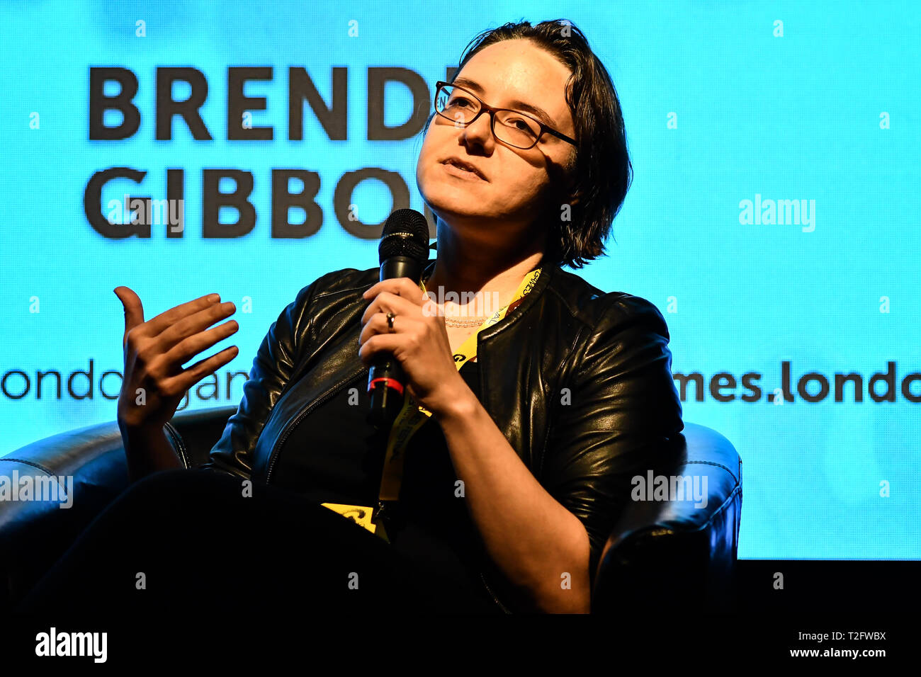 Londres, Royaume-Uni. Apr 02, 2019. Emily à court London Games Festival 2019 : HUB à Somerset House à Strand, London, UK. le 2 avril 2019. Credit Photo : Alamy/Capital Live News Banque D'Images