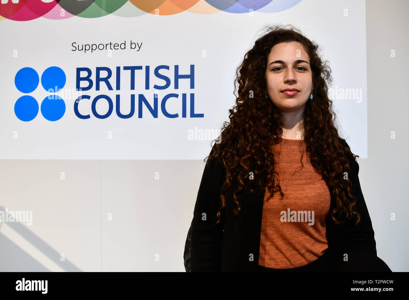 Londres, Royaume-Uni. Apr 02, 2019. Julia Lima compositeur assister à Londres 2019 : Festival des jeux à Somerset House du moyeu du Strand, London, UK. le 2 avril 2019. Credit Photo : Alamy/Capital Live News Banque D'Images