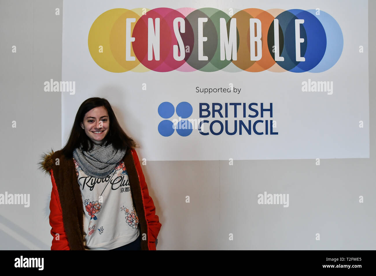 Londres, Royaume-Uni. Apr 02, 2019. Paloma Redondo est un festival de jeux vidéo assister à Londres 2019 : HUB à Somerset House à Strand, London, UK. le 2 avril 2019. Credit Photo : Alamy/Capital Live News Banque D'Images