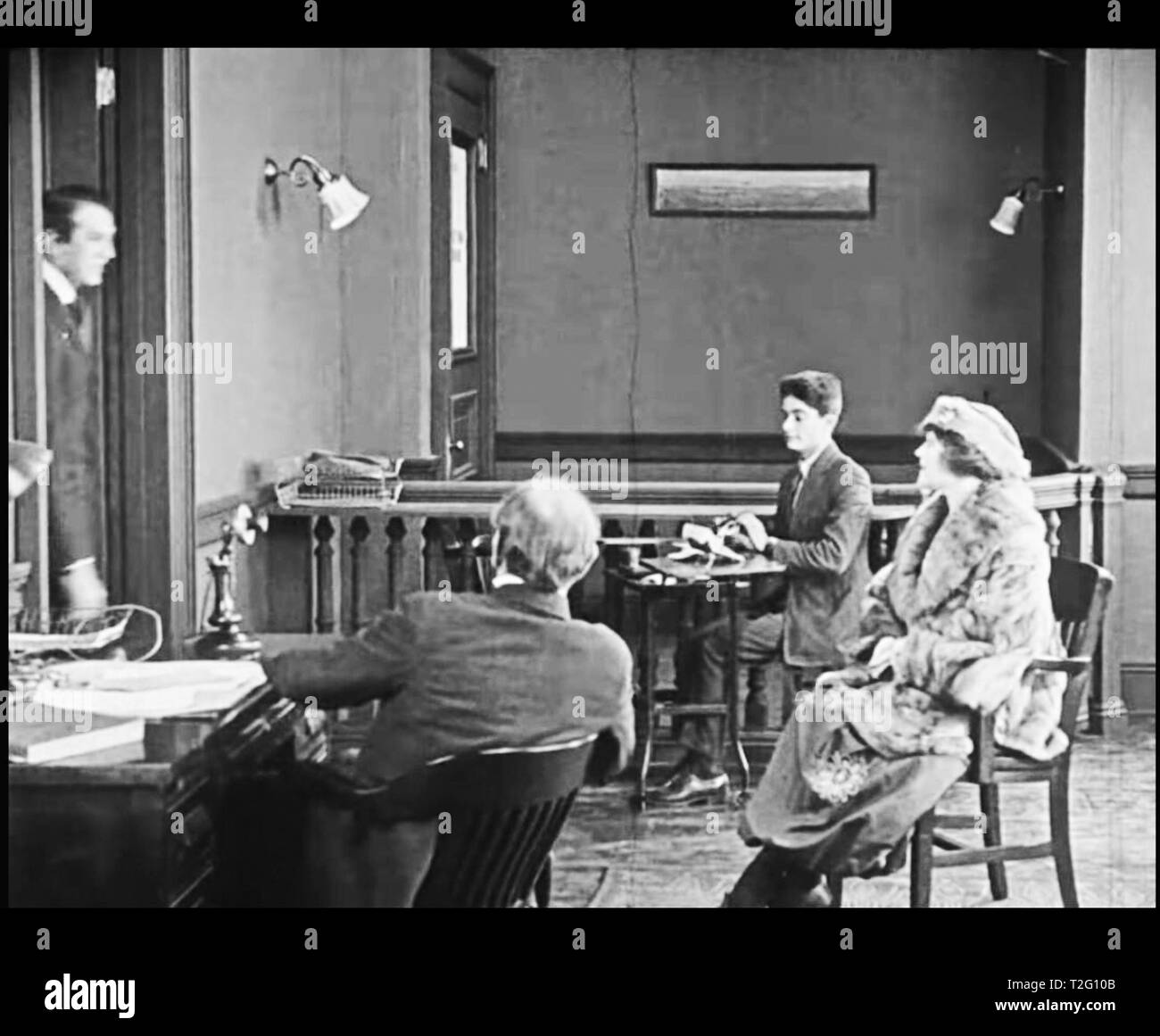 Vintage 1920 encore du film de Buster Keaton Banque D'Images