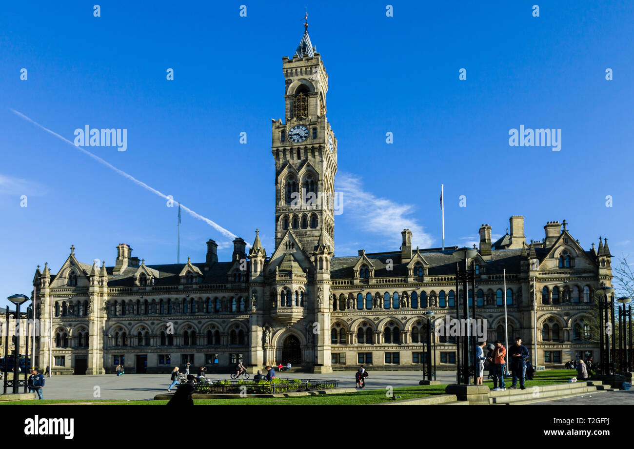 Bradford City Hall, Centenary Square, Bradford West Yorkshire Banque D'Images