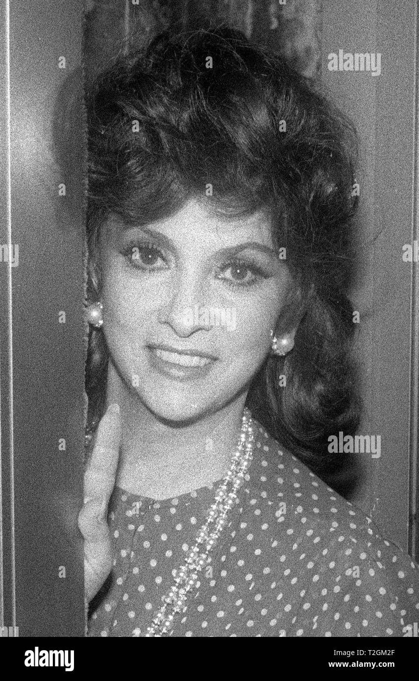 Gina Lollobrigida 1984 Photo par John Barrett/PHOTOlink Banque D'Images