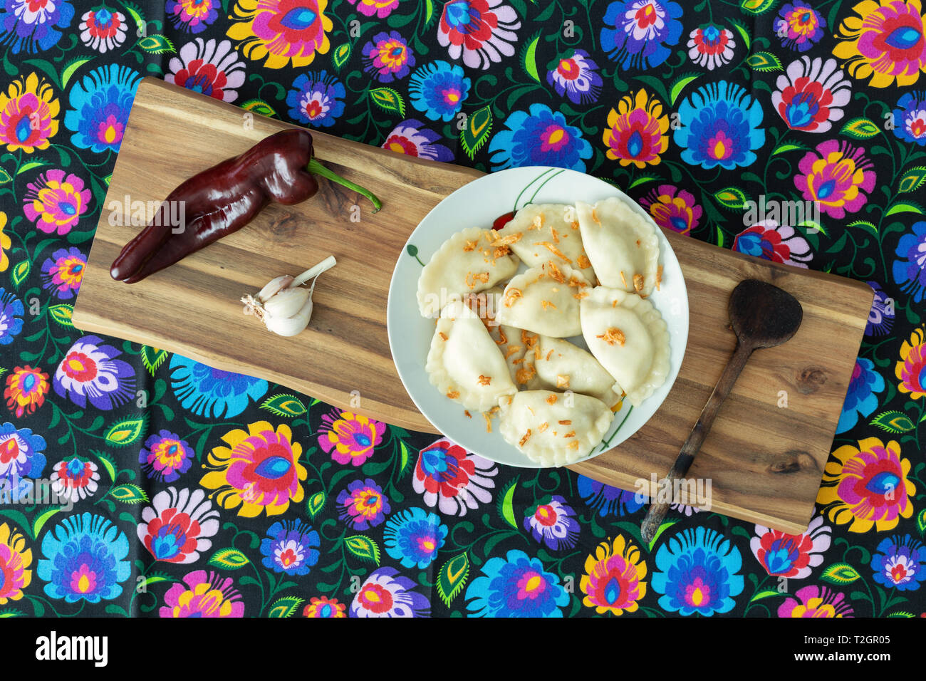 Quenelles, un plat traditionnel de l'Europe de l'Est Banque D'Images