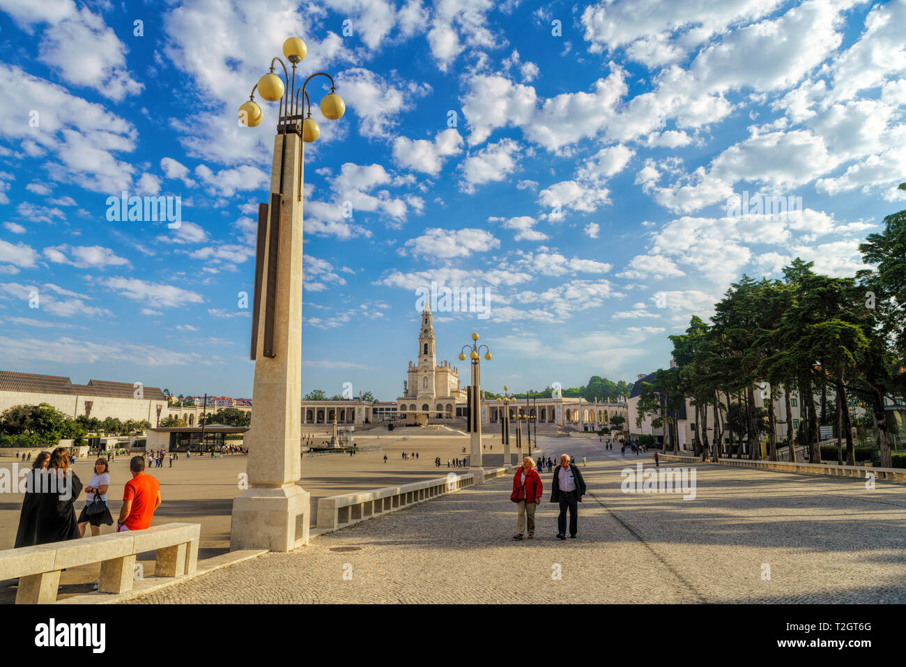 Sanctuaire de Fatima (Sanctuaire de Fatima), Basilique de Notre Dame de Fatima, Fatima, Portugal Banque D'Images
