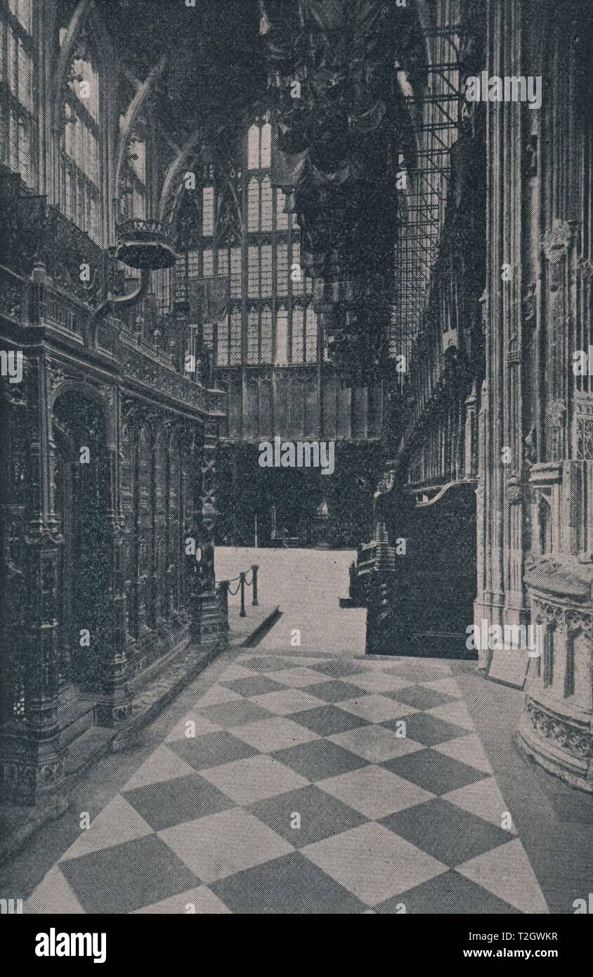 Henri VII Chapelle, de l'Intérieur - l'abbaye de Westminster Banque D'Images