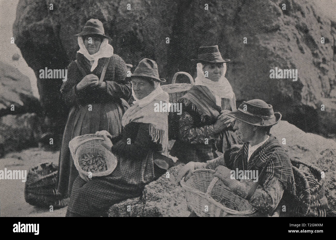 Les femmes de pêcheurs Banque D'Images