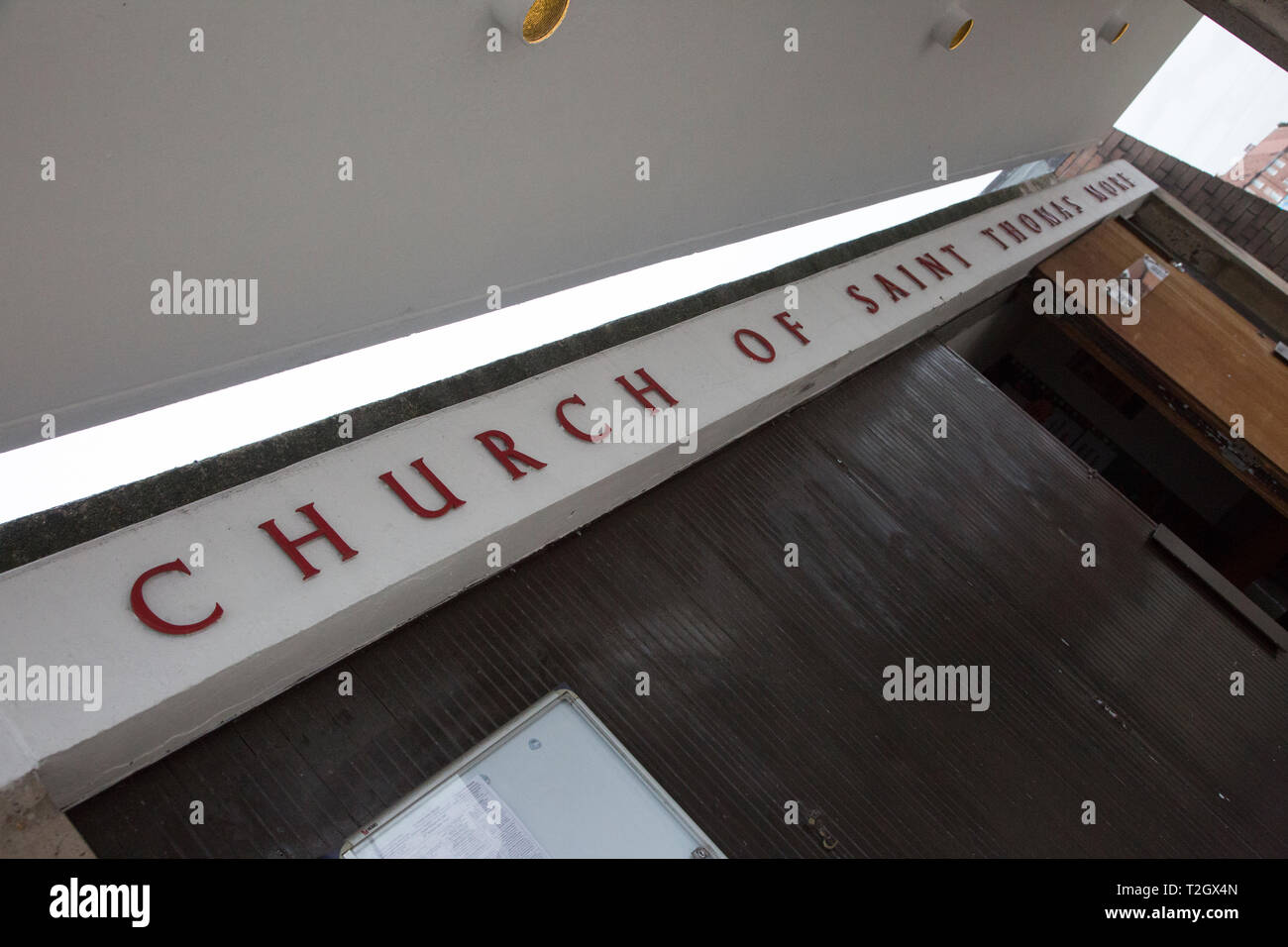 Église de Saint Thomas à Birmingham UK Banque D'Images