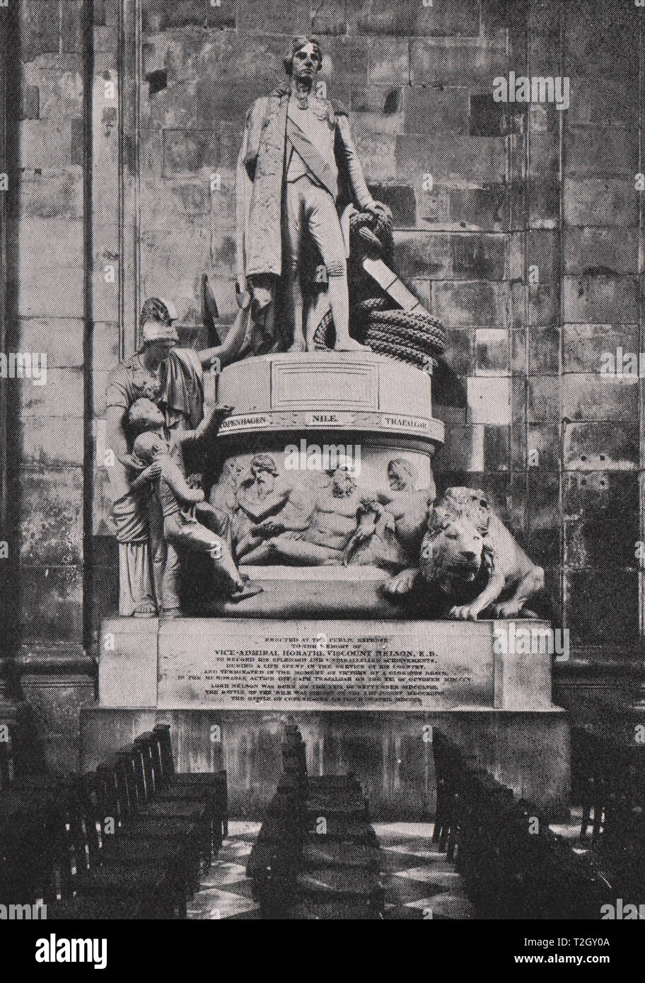 Monument de Nelson Banque D'Images