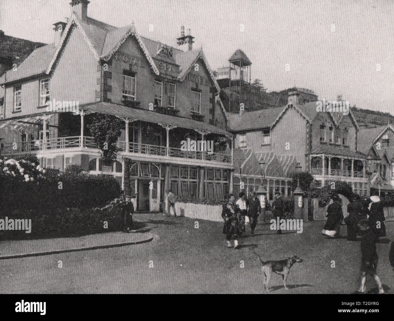 Royal Spa Hotel, Shanklin Banque D'Images