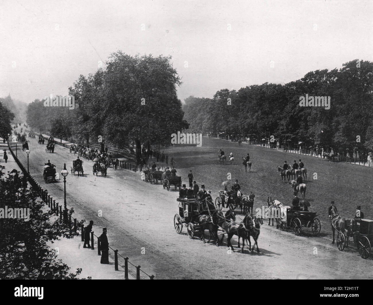 Rotten Row, Hyde Park Banque D'Images