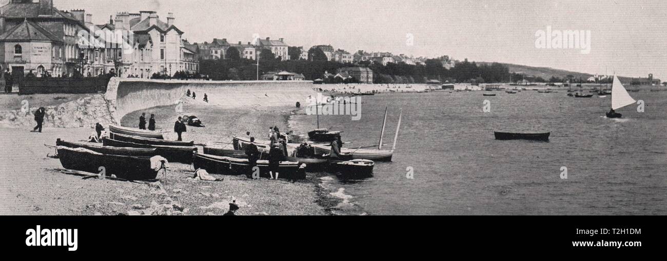 Plage d’Exmouth Banque D'Images