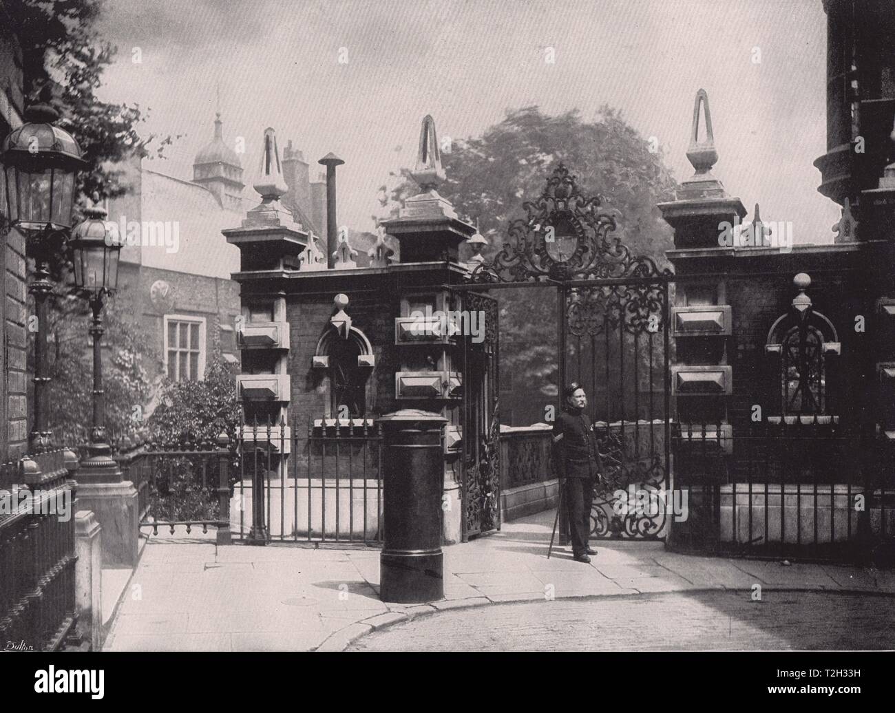 Staple Inn - la passerelle Banque D'Images