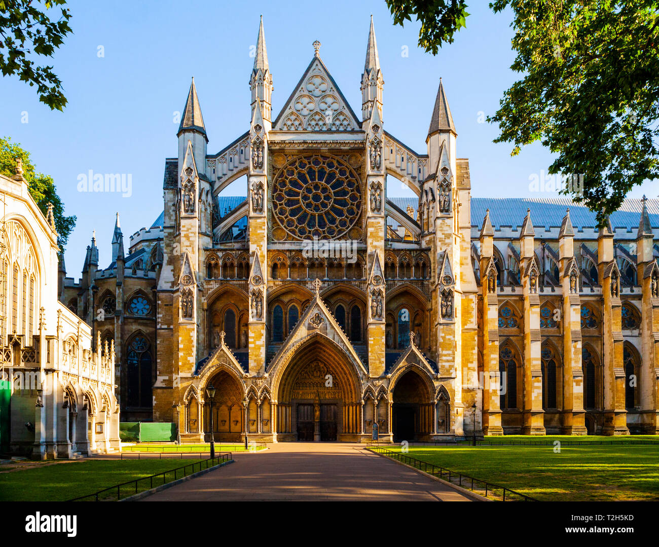 L'Abbaye de Westminster à Londres, en Angleterre, en Europe Banque D'Images