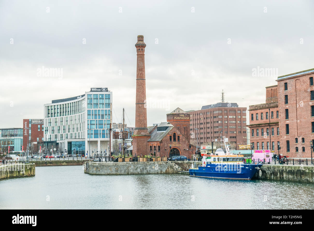 Royal Albert Dock de Liverpool, en Angleterre, en Europe Banque D'Images