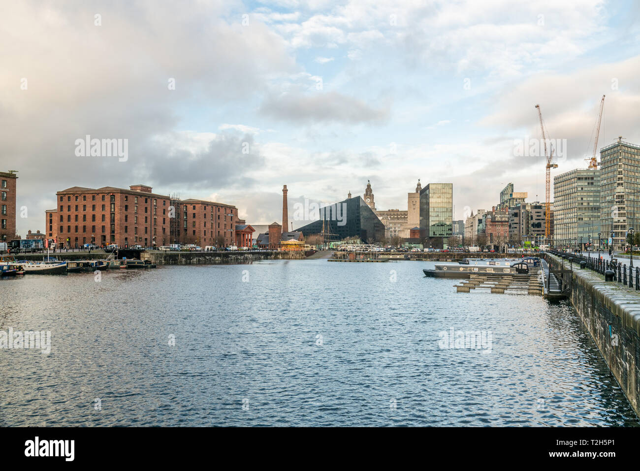 Royal Albert Dock de Liverpool, en Angleterre, en Europe Banque D'Images