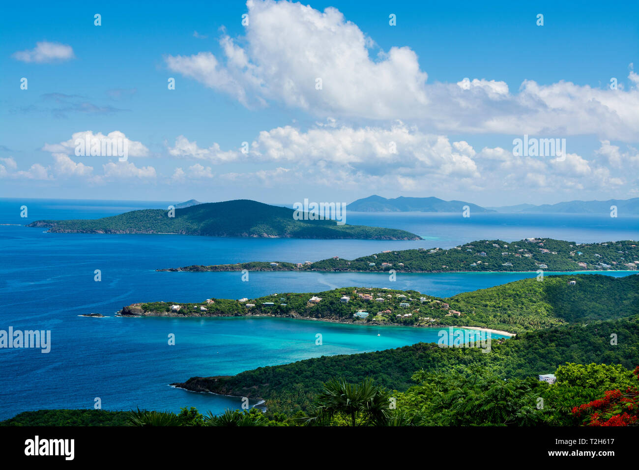 Magens Bay sur Saint Thomas, Îles Vierges Américaines Banque D'Images