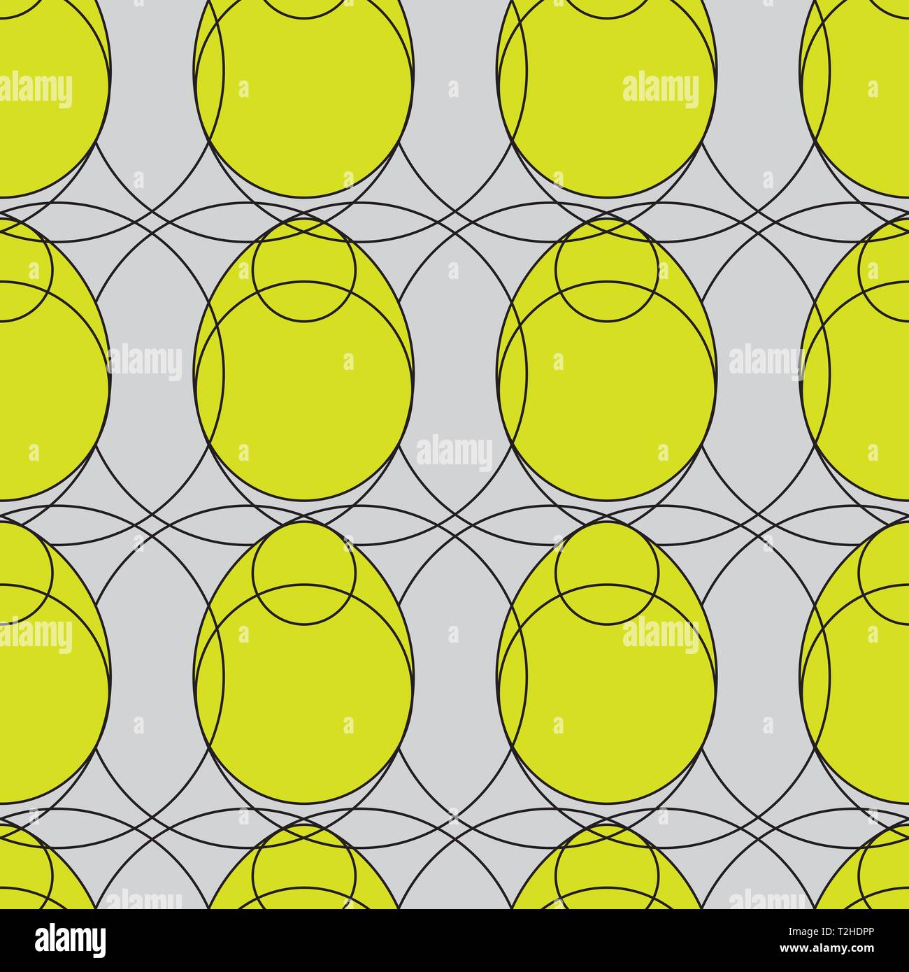 Minimaliste moderne vert printemps Easter Egg sur transparent Gray Illustration de Vecteur