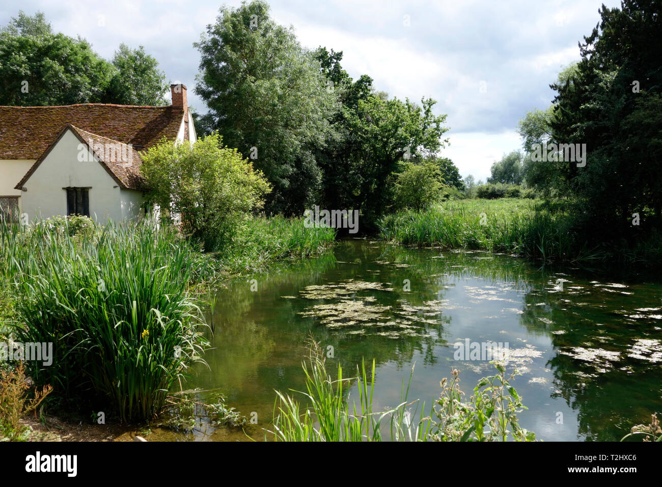 Le Fleuve du Moulin de John Constable - Reproduction tableau
