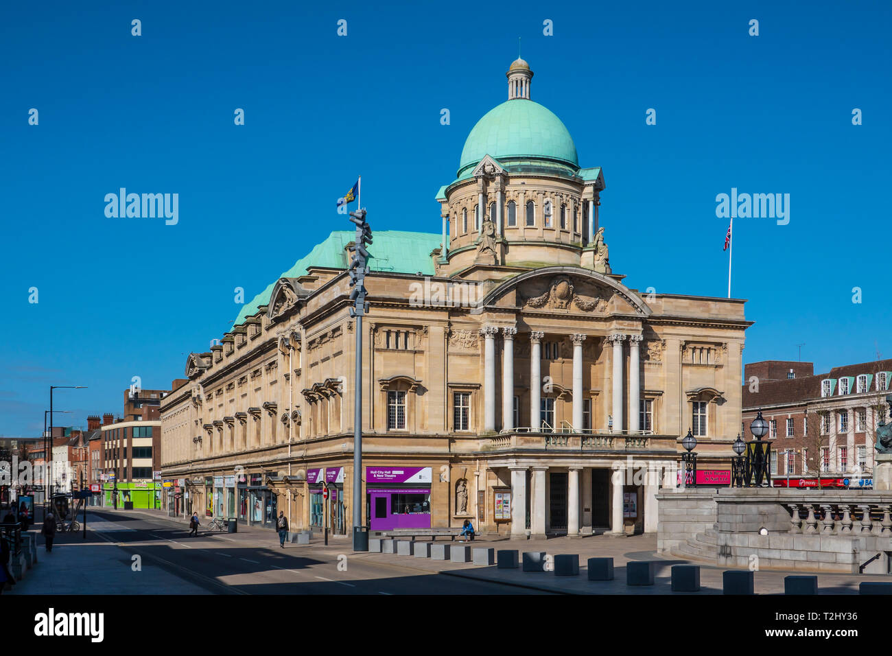 L'Hôtel de Ville de Hull, Hull, Angleterre Banque D'Images