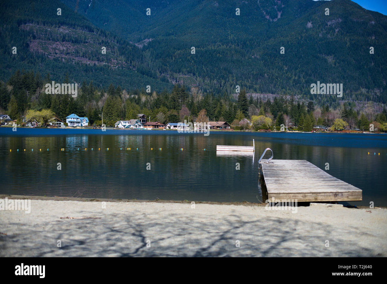 Plage du lac canadien Banque de photographies et d’images à haute