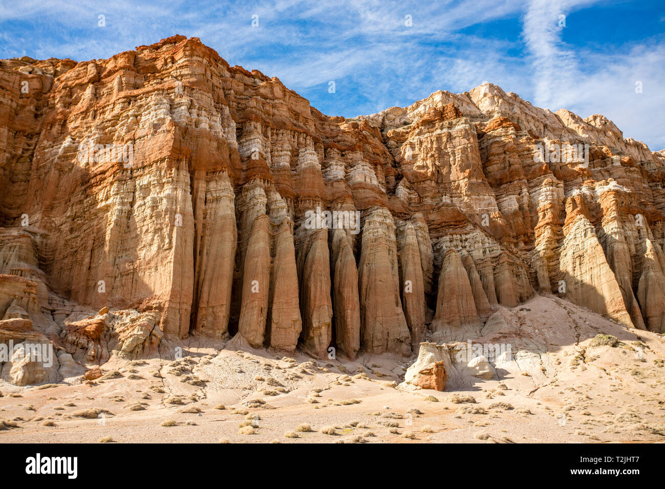 Red Rock Canyon en Californie. Banque D'Images