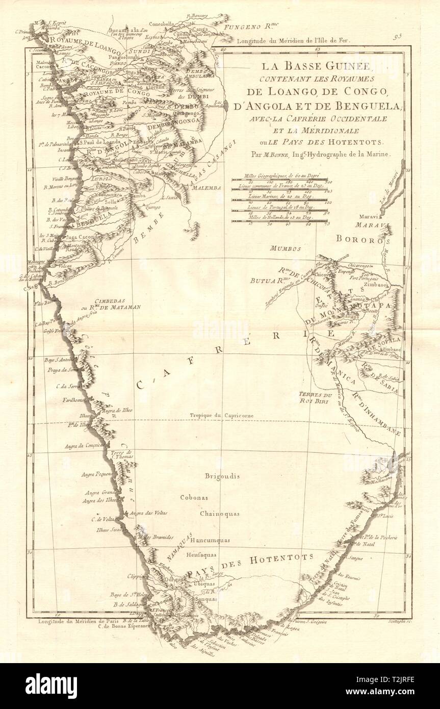 Guinee carte du 18ème siècle Banque de photographies et d’images à ...