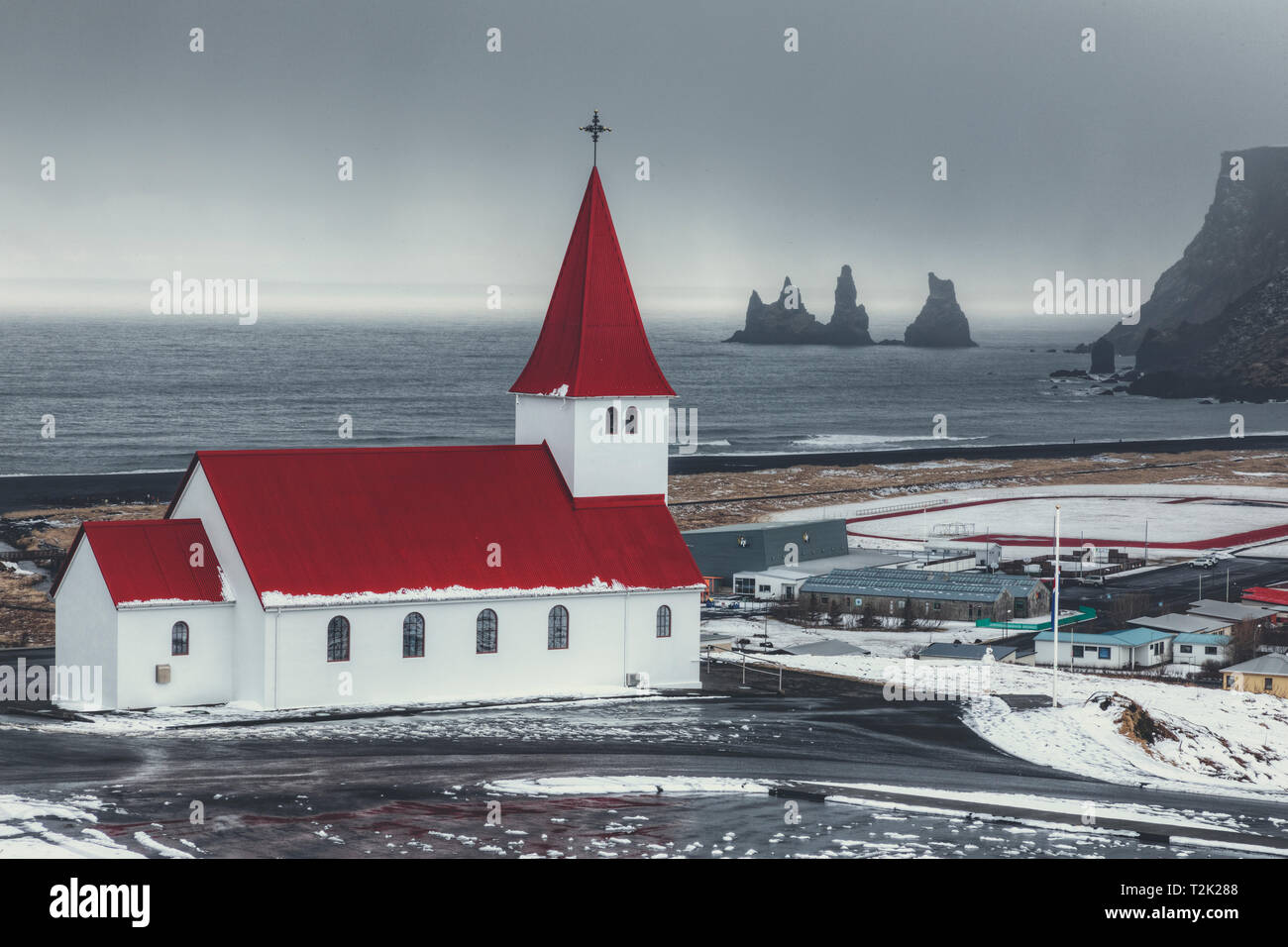 Vik i Myrdal, Sudurland, Islande, Europe Banque D'Images