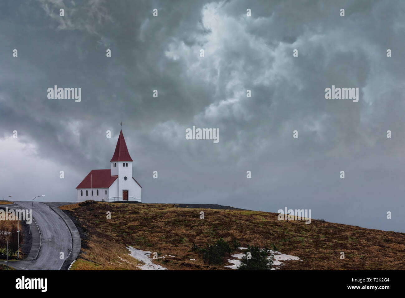 Vik i Myrdal, Sudurland, Islande, Europe Banque D'Images